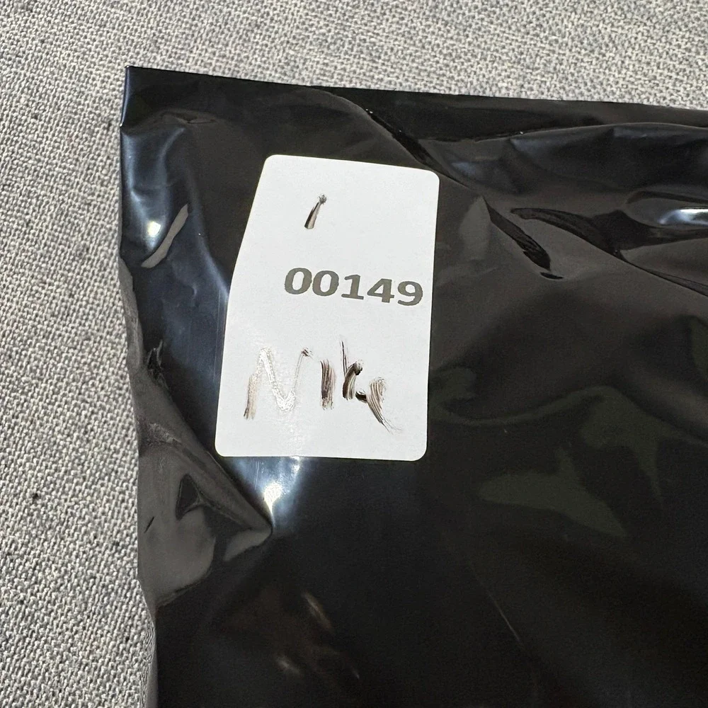 Nike Sweatshirt Mens Large Black Crewneck Swoosh Logo Fleece‎ Pullover